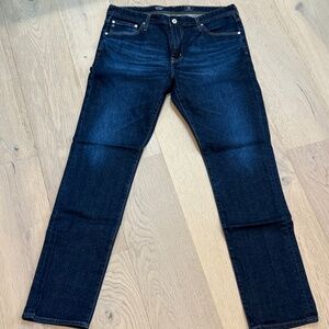 AG Adriano Goldschmied Men's Dark Wash Jeans Everrett Slim Straight 36X34 NWOT